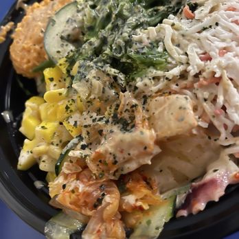 Poki Bowl - Large Bowl with salmon, spicy tuna & yellowtail - Poke Near Me - Wilmington, North Carolina Poki Bowl - Large Bowl with salmon, spicy tuna & yellowtail - Poke Near Me - Wilmington, North Carolina