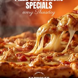 Severna Park Taphouse - Check out all our week day specials, including hand tossed pizza and calzones every Thursday