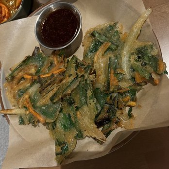 Mister Tiger - Chive Pancakes $10 - Korean Near Me - Chicago, Illinois
