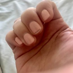 Peeling gel polish after less than a week. Peeling gel polish after less than a week.