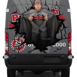 Pro-Tech Heating & Cooling - Super Jake! Jake is our installer with the most seniority - decided to wrap his van with him!