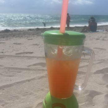 Lone Palm Beach Bar - 5 o clock somewhere in refillable blender. Delicious. - Tiki Bars Near Me - Hollywood, Florida Lone Palm Beach Bar - 5 o clock somewhere in refillable blender. Delicious. - Tiki Bars Near Me - Hollywood, Florida