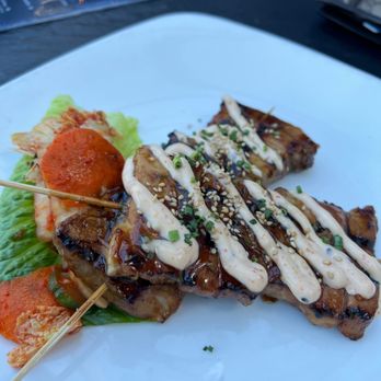 Moani Waikiki - Pork belly skewers - Seafood Near Me - Honolulu, Hawaii