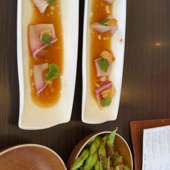 KA Sushi - Hamachi Chilli (DELICIOUS) and Spicy Edamame - Japanese Near Me - Houston, Texas