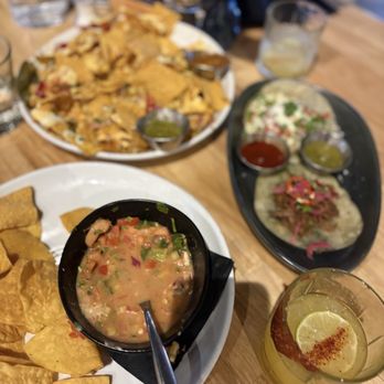 Redbird Scratch Kitchen + Bar - Sam Hughes - Shrimp ceviche, tacos, elote nachos and Margorita - Cocktail Bars Near Me - Tucson, Arizona