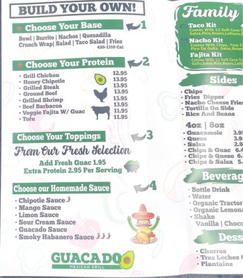 Menu photo 3 Guacado Mexican Grill Waterbury, CT