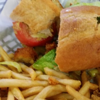 Flying Fish - Crawfish poboy. Very dry and bland. - Seafood Near Me - Dallas, Texas Flying Fish - Crawfish poboy. Very dry and bland. - Seafood Near Me - Dallas, Texas