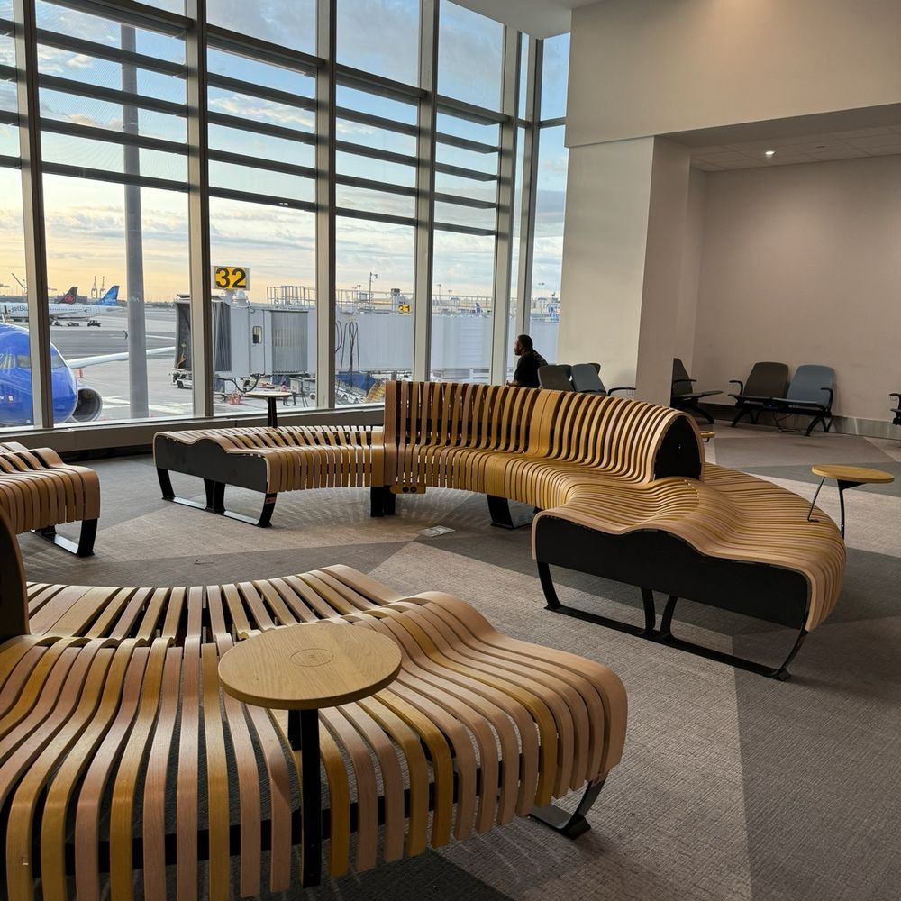 Newark New Terminal A - Lots of different ergonomic lounging throughout Terminal A - Airport Terminals Near Me - Newark, New Jersey Newark New Terminal A - Lots of different ergonomic lounging throughout Terminal A - Airport Terminals Near Me - Newark, New Jersey