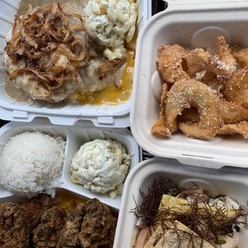 Ogo - Oxtail katsu moco, miso buffalo wings, truffle Parmesan sidewinder fries, and wonton takos - Asian Fusion Near Me - Wailuku, Hawaii