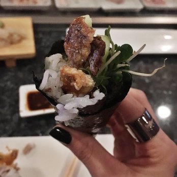 Kihon - Salmon Skin Handroll, yummm - Japanese Near Me - Long Beach, California Kihon - Salmon Skin Handroll, yummm - Japanese Near Me - Long Beach, California