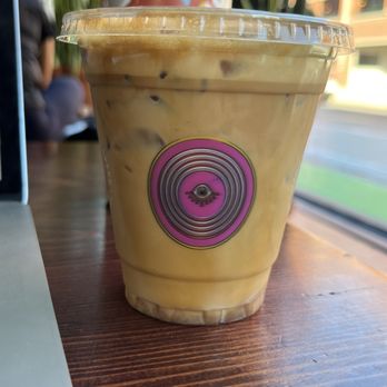 Dark Matter Coffee - Caravanserai - Iced latte - Coffee & Tea Near Me - Chicago, Illinois