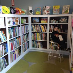 Face In A Book - Children's section.