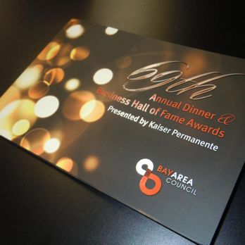 OMc Design Group - A beautiful double gate-fold event invitation for the Bay Area Council. - Web Design Near Me - San Francisco, California