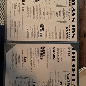 Photo of Dylan's Oyster Cellar - Baltimore, MD, United States. Menu
