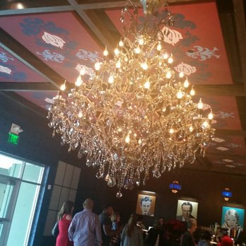 Santikos Embassy - Chandelier in lobby - Cinema Near Me - San Antonio, Texas
