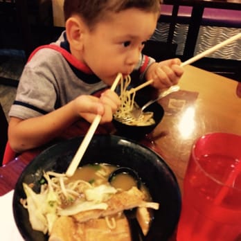 Sapporo Ramen & Grill - My son going to town on some chicken ramen. - Taiwanese Near Me - Plano, Texas Sapporo Ramen & Grill - My son going to town on some chicken ramen. - Taiwanese Near Me - Plano, Texas