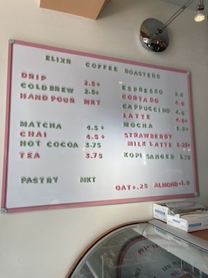 Menu photo 1 Elixr Coffee Roasters State College, PA Menu photo 1 Elixr Coffee Roasters State College, PA