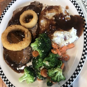 Black Bear Diner Colton - Meat Housemade Meatloaf (1170 cals.) - Diners Near Me - Colton, California