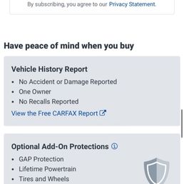 Carfax no damage