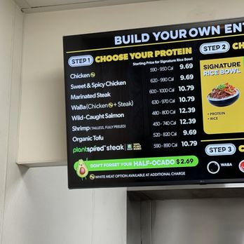 WaBa Grill - Menu - Fast Food Near Me - La Verne, California