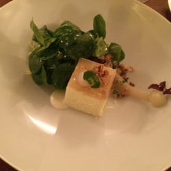BO'TECA di vino - Delice vom Ziegenkäse  mit Feldsalat, Walnüssen und Birne