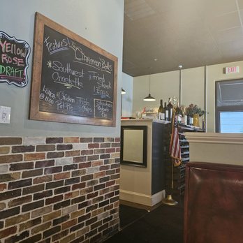 Eden Table - Restaurant + Bar - Inside and specials board - Breakfast & Brunch Near Me - Magnolia, Texas