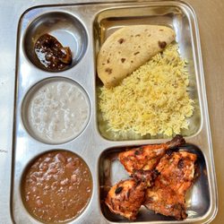 Vik's Chaat - Tandoori chicken tahli
