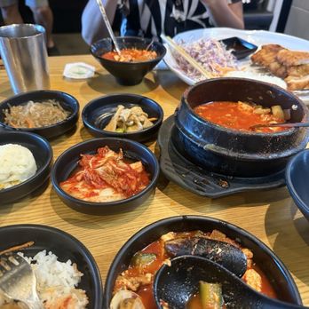 Garionban - Seafood soup with some sbest sides and Pork Katsu.. - Korean Near Me - Las Vegas, Nevada Garionban - Seafood soup with some sbest sides and Pork Katsu.. - Korean Near Me - Las Vegas, Nevada