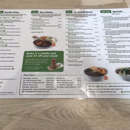 Menu November 2019