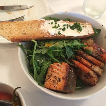 Fig & Olive - Shrimp and salmon salad - French Near Me - Houston, Texas
