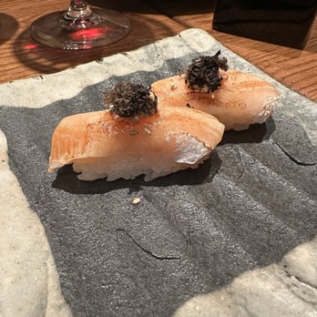 Zuma - Salmon belly. No flavor. - Japanese Near Me - Las Vegas, Nevada Zuma - Salmon belly. No flavor. - Japanese Near Me - Las Vegas, Nevada