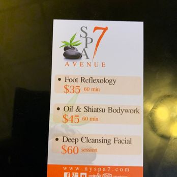Spa32 - New location services menu - Day Spas Near Me - New York, New York