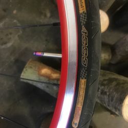 Atomic Bike Shop - My repaired wheel