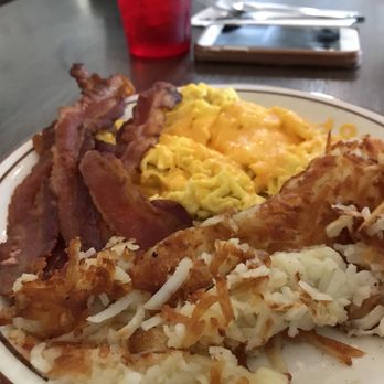 Sandy's Country Junction - Classic bacon and eggs w hash browns. - Coffee & Tea Near Me - Clovis, California Sandy's Country Junction - Classic bacon and eggs w hash browns. - Coffee & Tea Near Me - Clovis, California