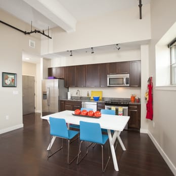 Oliver Lofts - View of Kitchen & Dining Area - Apartments Near Me - Boston, Massachusetts Oliver Lofts - View of Kitchen & Dining Area - Apartments Near Me - Boston, Massachusetts
