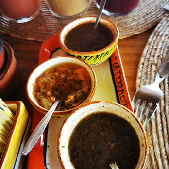 La Terracita - Nice assortment of pepper sauce at your table depending how hot you like it! - Breakfast & Brunch Near Me - Zihuatanejo, GRO La Terracita - Nice assortment of pepper sauce at your table depending how hot you like it! - Breakfast & Brunch Near Me - Zihuatanejo, GRO
