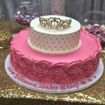 Flowers Bakery Cafe - Our beautiful baby shower, royal theme cake! - Bakeries Near Me - Silver Spring, Maryland