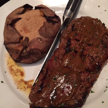 LongHorn Steakhouse - Hickory salt crusted strip steak - Steakhouses Near Me - Flemington, New Jersey