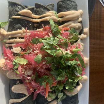 Seabirds Kitchen - Purple taquitos - Vegan Near Me - Costa Mesa, California