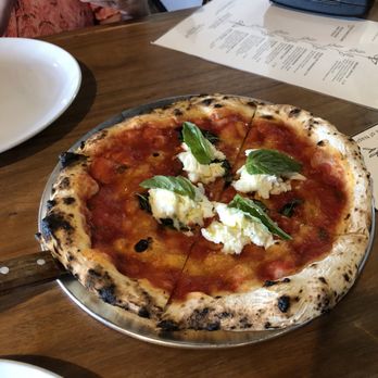 Farina In Grani Pizzeria - Margherita Con Bufala Pizza - Desserts Near Me - Richardson, Texas Farina In Grani Pizzeria - Margherita Con Bufala Pizza - Desserts Near Me - Richardson, Texas
