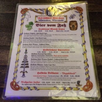 Old German Beer Hall - Menu :) - Pubs Near Me - Milwaukee, Wisconsin Old German Beer Hall - Menu :) - Pubs Near Me - Milwaukee, Wisconsin