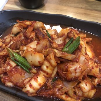 Assa - Dooboo kimchi. The tofu was so so and the pork was scarce - Korean Near Me - London, XGL Assa - Dooboo kimchi. The tofu was so so and the pork was scarce - Korean Near Me - London, XGL
