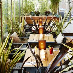Zouk Tea Bar & Grill - Zouk's outside terrace just off Oxford Road is a tranquil haven from the hustle & bustle of the city.  The perfect spot for drinks or diner