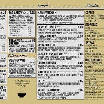 The Weathervane Cafe - Coffee & Tea Near Me - Denver, Colorado