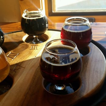 Elevation Beer Co - Beer flight - Breweries Near Me - Poncha Springs, Colorado