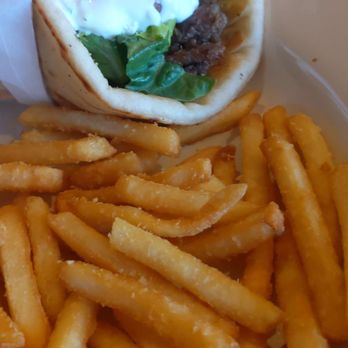 Pita Plate - Gyro wrap with super crispy fries - Greek Near Me - Morehead City, North Carolina