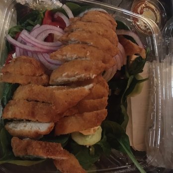 Golden Grain Pizza - Mediterranean Chicken Salad - Pizza Near Me - Rensselaer, New York Golden Grain Pizza - Mediterranean Chicken Salad - Pizza Near Me - Rensselaer, New York