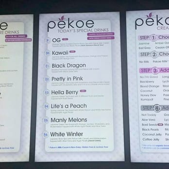 Pekoe - Menu 12-18-15 - Coffee & Tea Near Me - San Jose, California Pekoe - Menu 12-18-15 - Coffee & Tea Near Me - San Jose, California