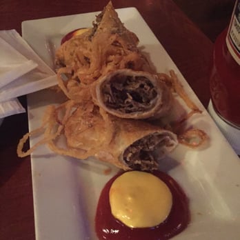 Three Monkeys Cafe - Cheesesteak egg rolls - New American Near Me - Philadelphia, Pennsylvania Three Monkeys Cafe - Cheesesteak egg rolls - New American Near Me - Philadelphia, Pennsylvania
