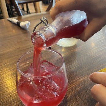 First Watch - Pomegranate sunrise cocktail - Breakfast & Brunch Near Me - Fairfax, Virginia First Watch - Pomegranate sunrise cocktail - Breakfast & Brunch Near Me - Fairfax, Virginia